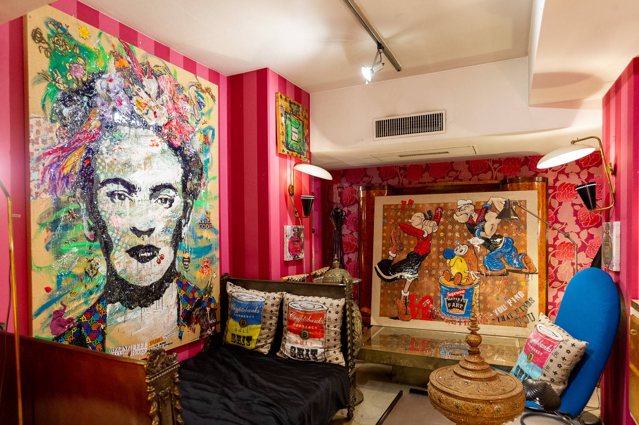 ArtWork FRIDA FOCUS, 200X140Cm, unique piece 2023