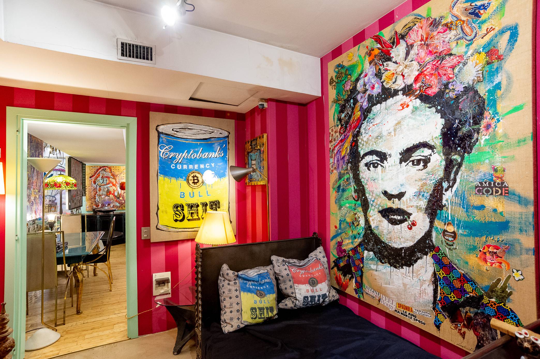 ArtWork FRIDA FOCUS, 200X140Cm, unique piece 2023