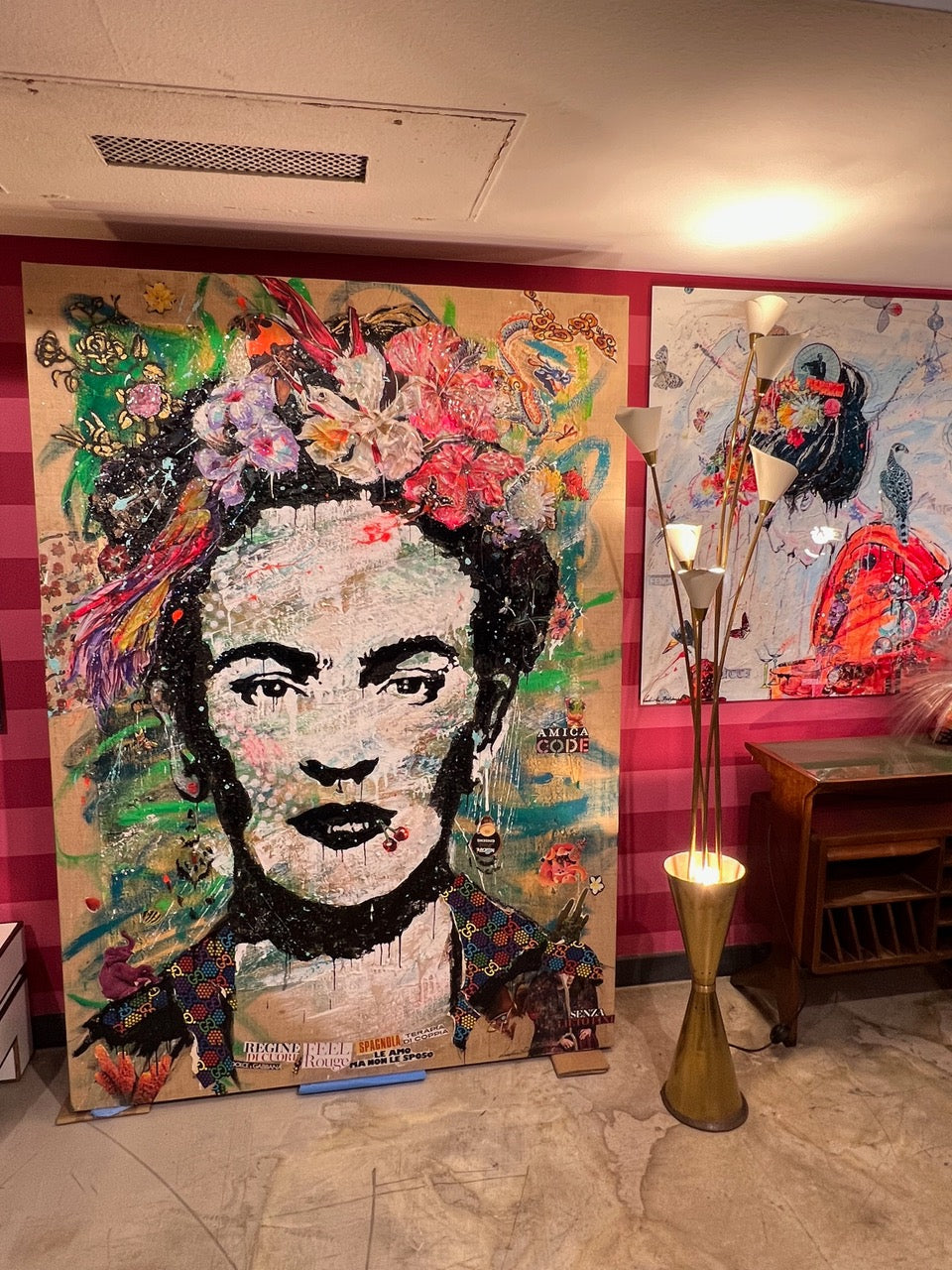 ArtWork FRIDA FOCUS, 200X140Cm, unique piece 2023