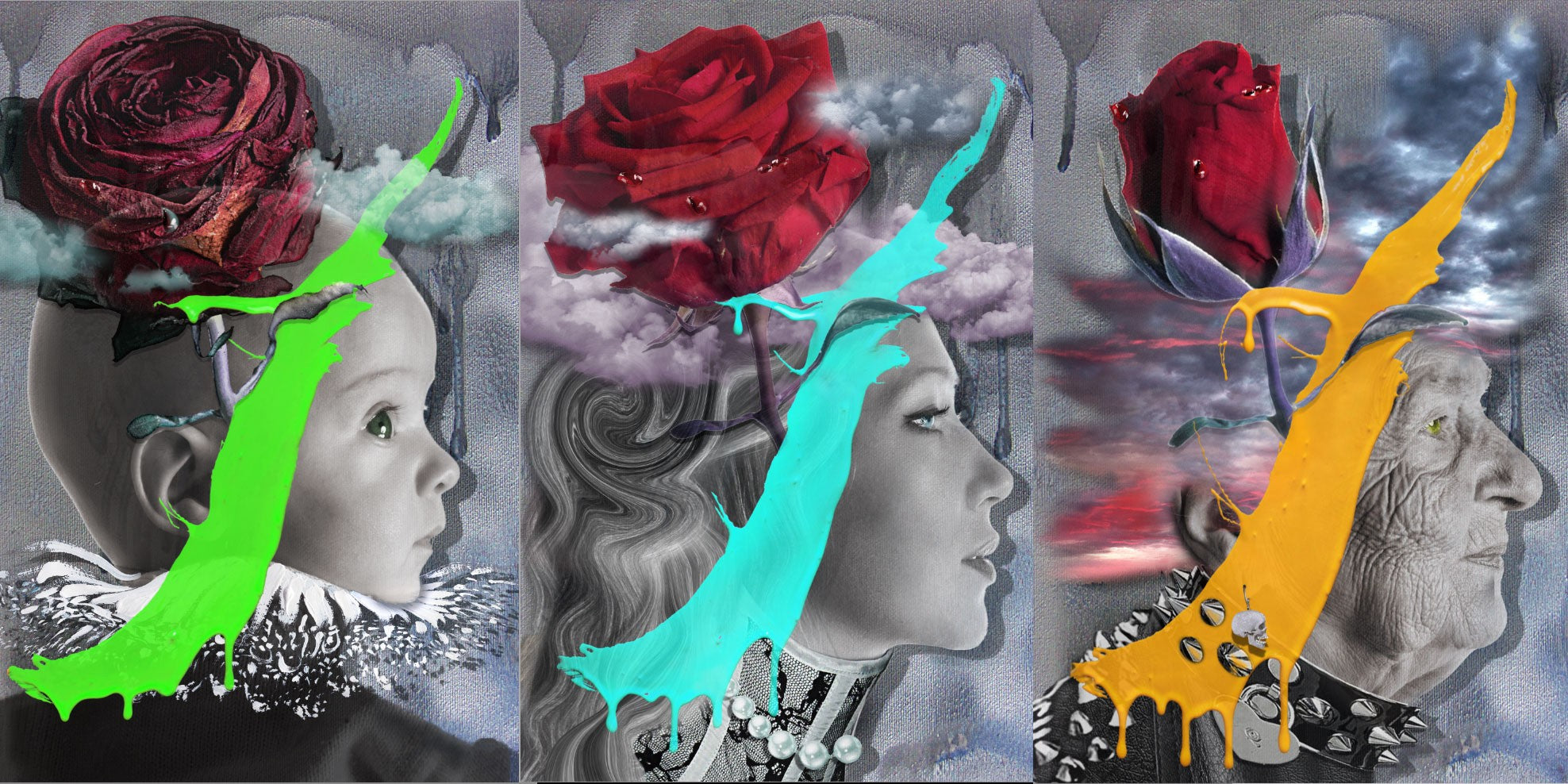 ArtWork GENERATION, 165X125Cm, Lenticolare 3D, Artistic Series IDEA DEL REALE 2012