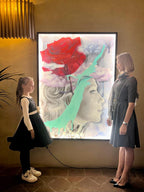 ArtWork GENERATION, 165X125Cm, Lenticolare 3D, Artistic Series IDEA DEL REALE 2012