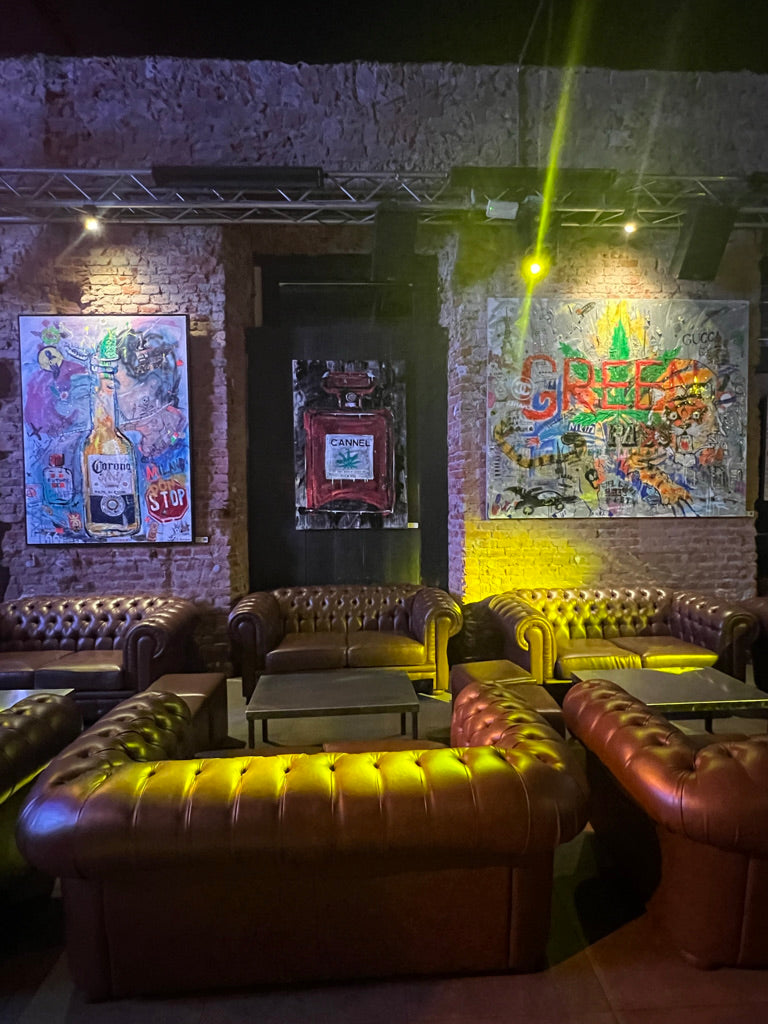 ArtWork GREEN PASS 200X220Cm, unique piece, Art Series EXTRA 2022