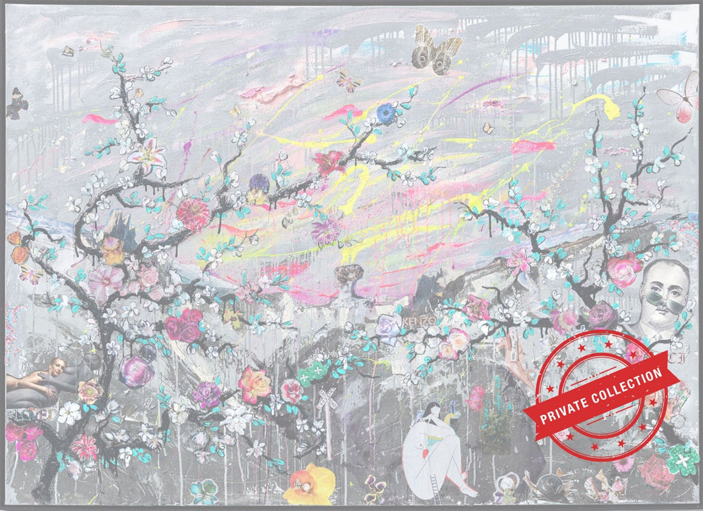 ArtWork IL RISVEGLIO DOPO LA CONFUSIONE 130X180Cm, Art Serie Voyage 2020 unique piece , Private Collection