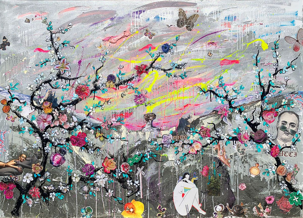 ArtWork IL RISVEGLIO DOPO LA CONFUSIONE 130X180Cm, Art Serie Voyage 2020 unique piece , Private Collection