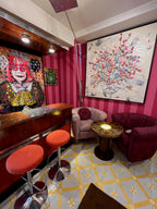 ArtWork KUSAMA WORLD 135X105Cm, unique piece 2023