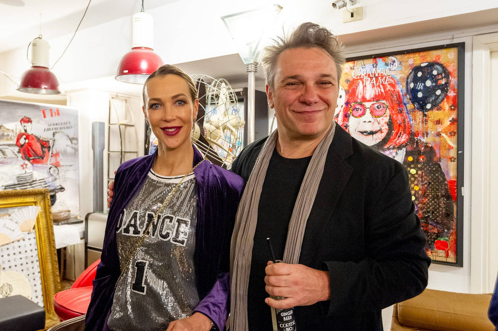 ArtWork KUSAMA WORLD 135X105Cm, unique piece 2023