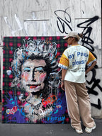 ArtWork QUEEN ELISABETH 170X130Cm, unique piece, Art Series EXTRA 2025