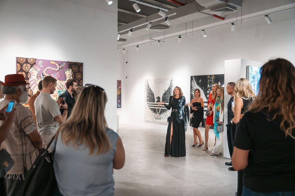 BLACK POWER, Art Work 190X190cm,  Art Series THE WINGS of POWER 2025, Dubai