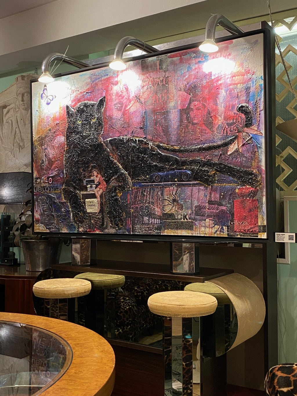 Black Power, Artwork 100X160 Cm