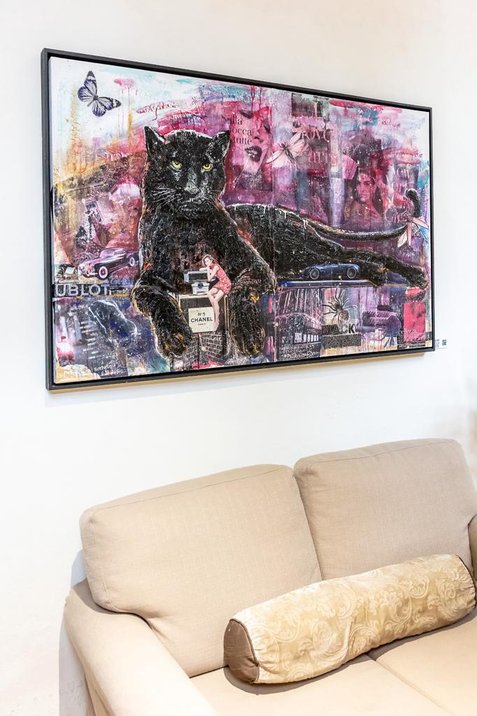 Black Power, Artwork 100X160 Cm