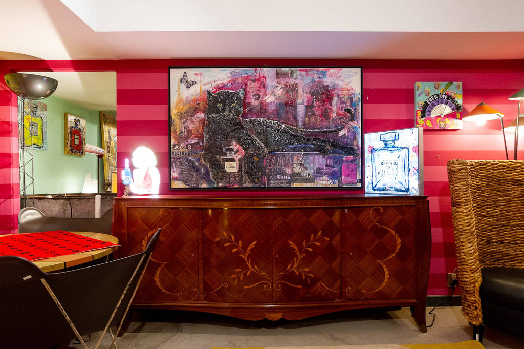 Black Power, Artwork 100X160 Cm