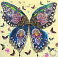 Artwork BUTTERFLY LIGHT TIME,  140X140cm, Art Series THE WINGS of POWER 2025, Dubai