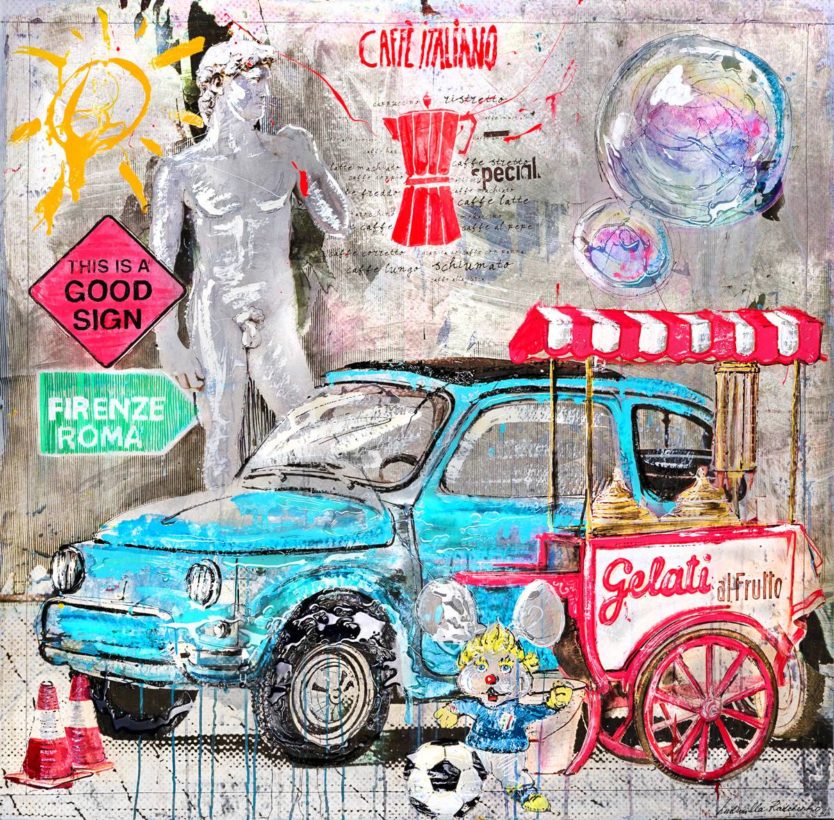 Candy Pop, Artwork 120X120Cm, 2017