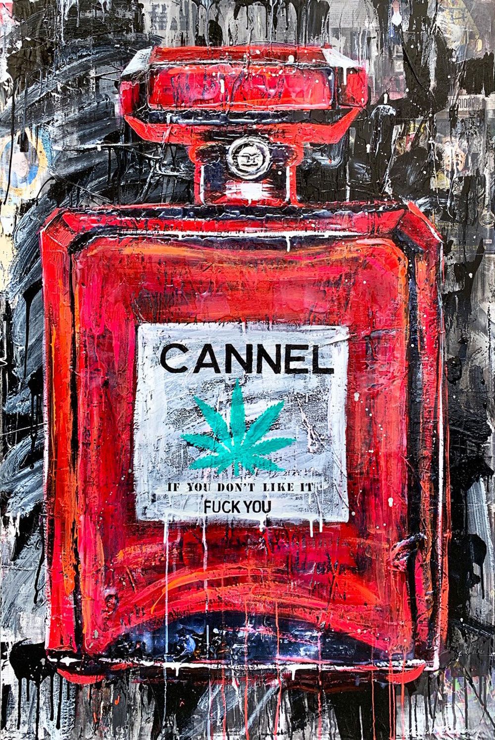 Cannel 170X120Cm, Con La Cornice, 150X100 Senza La Cornice, 2019