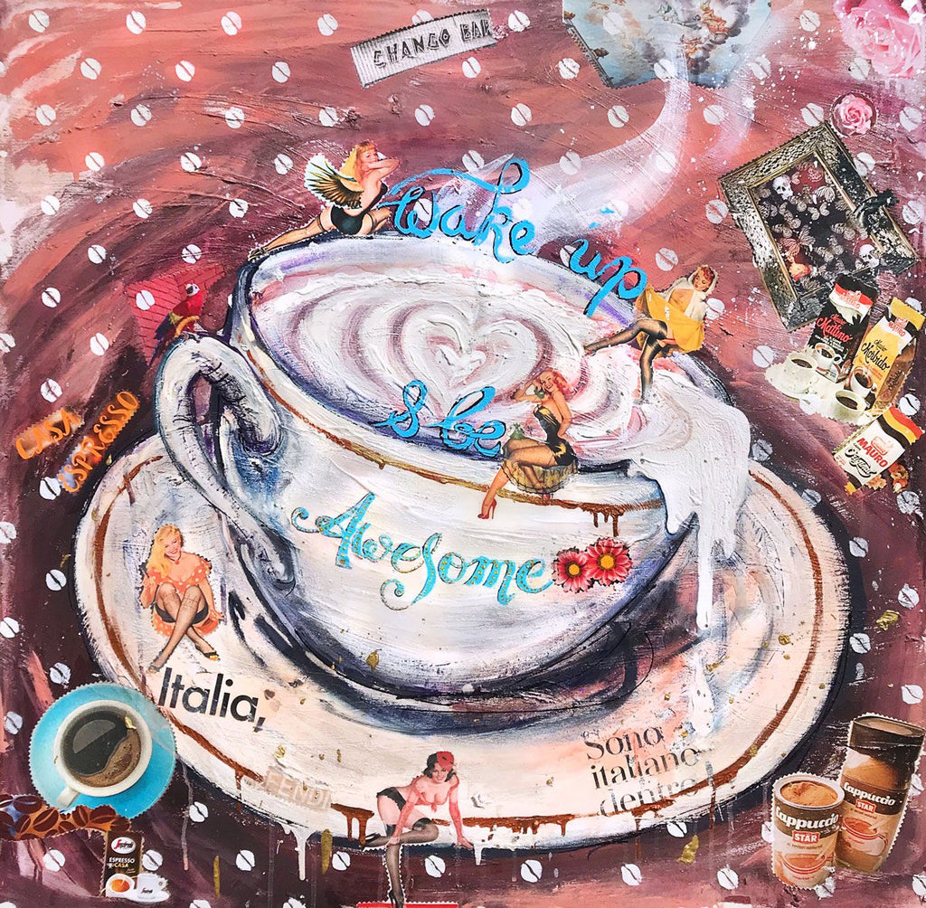 Cappuccino, Artwork 100X100Cm, Anno 2019