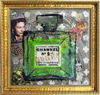 Channel Of Queen Green , 50X50 Con La Cornice 65X65