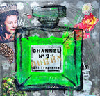 Channel Of Queen Green , 50X50 Con La Cornice 65X65
