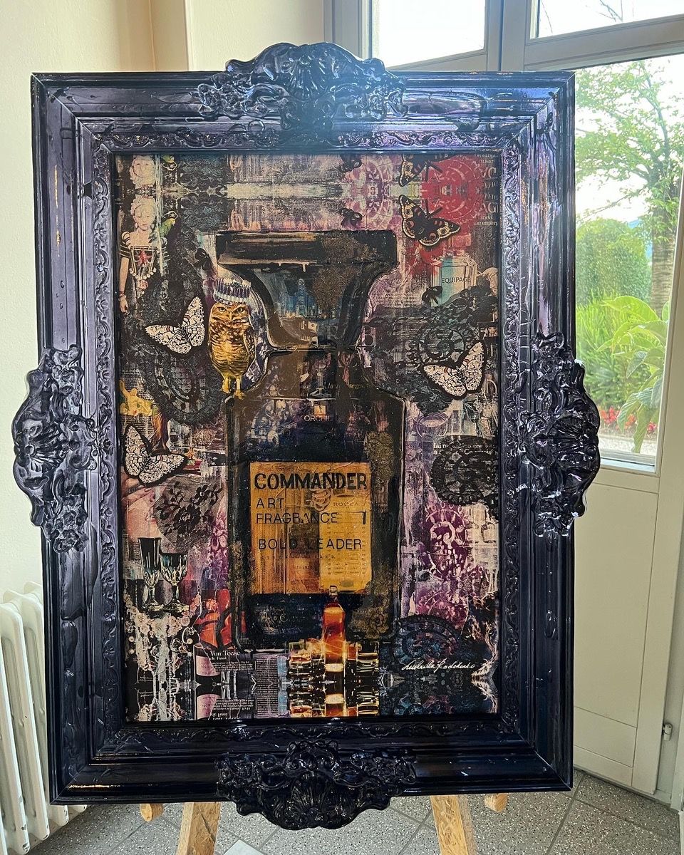 Commander Multiplo Darte In Materiali Riciclati 114X87Cm, Serie Art Reborn Limited Edition