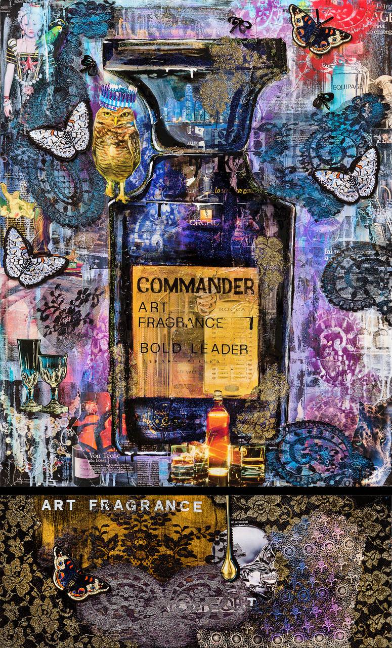 Commander Multiplo Darte In Materiali Riciclati 114X87Cm, Serie Art Reborn Limited Edition