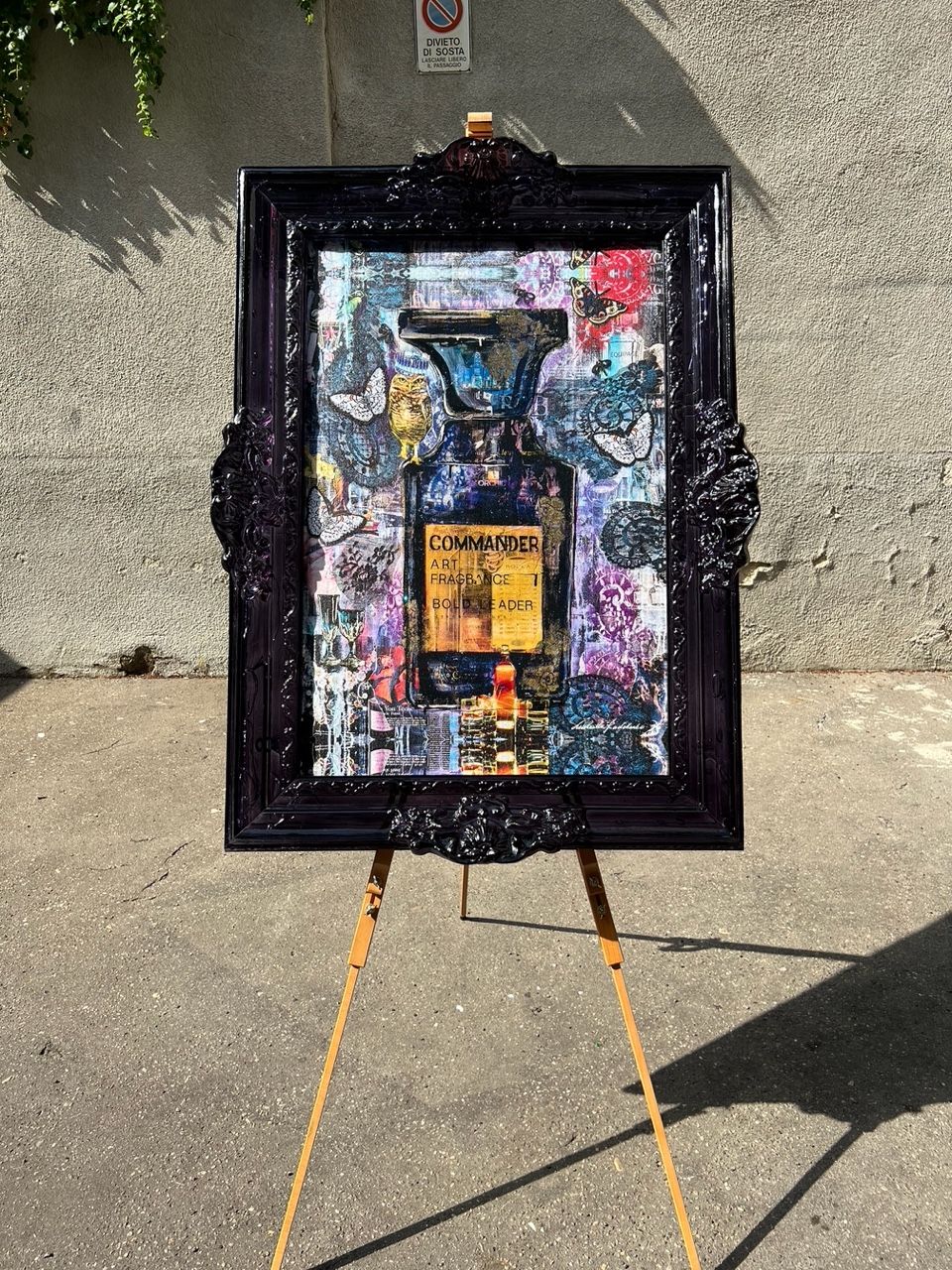 Commander Multiplo Darte In Materiali Riciclati 114X87Cm, Serie Art Reborn Limited Edition