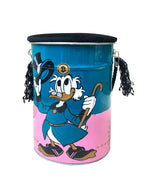 Crypto Pouf Petrolio/Rosa