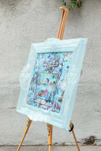 Defender Multiplo Darte In Materiali Riciclati 87X87Cm, Serie Art Reborn Limited Edition