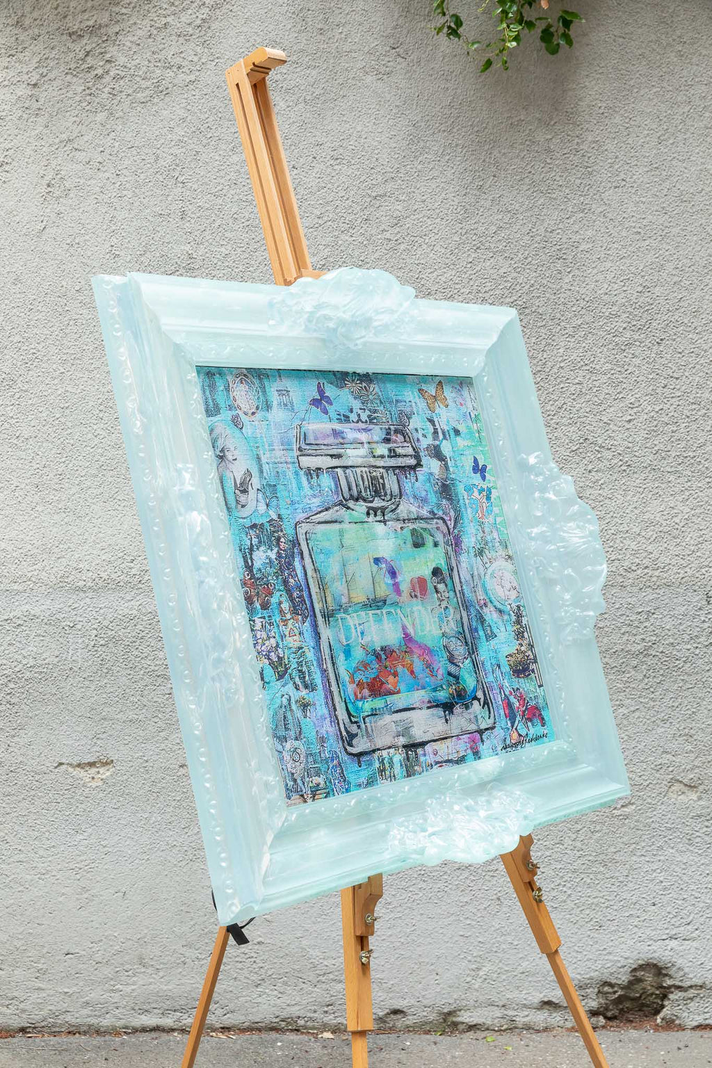 Defender Multiplo Darte In Materiali Riciclati 87X87Cm, Serie Art Reborn Limited Edition