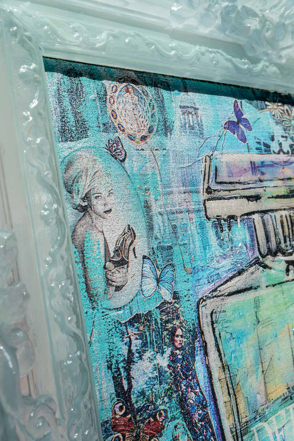 Defender Multiplo Darte In Materiali Riciclati 87X87Cm, Serie Art Reborn Limited Edition