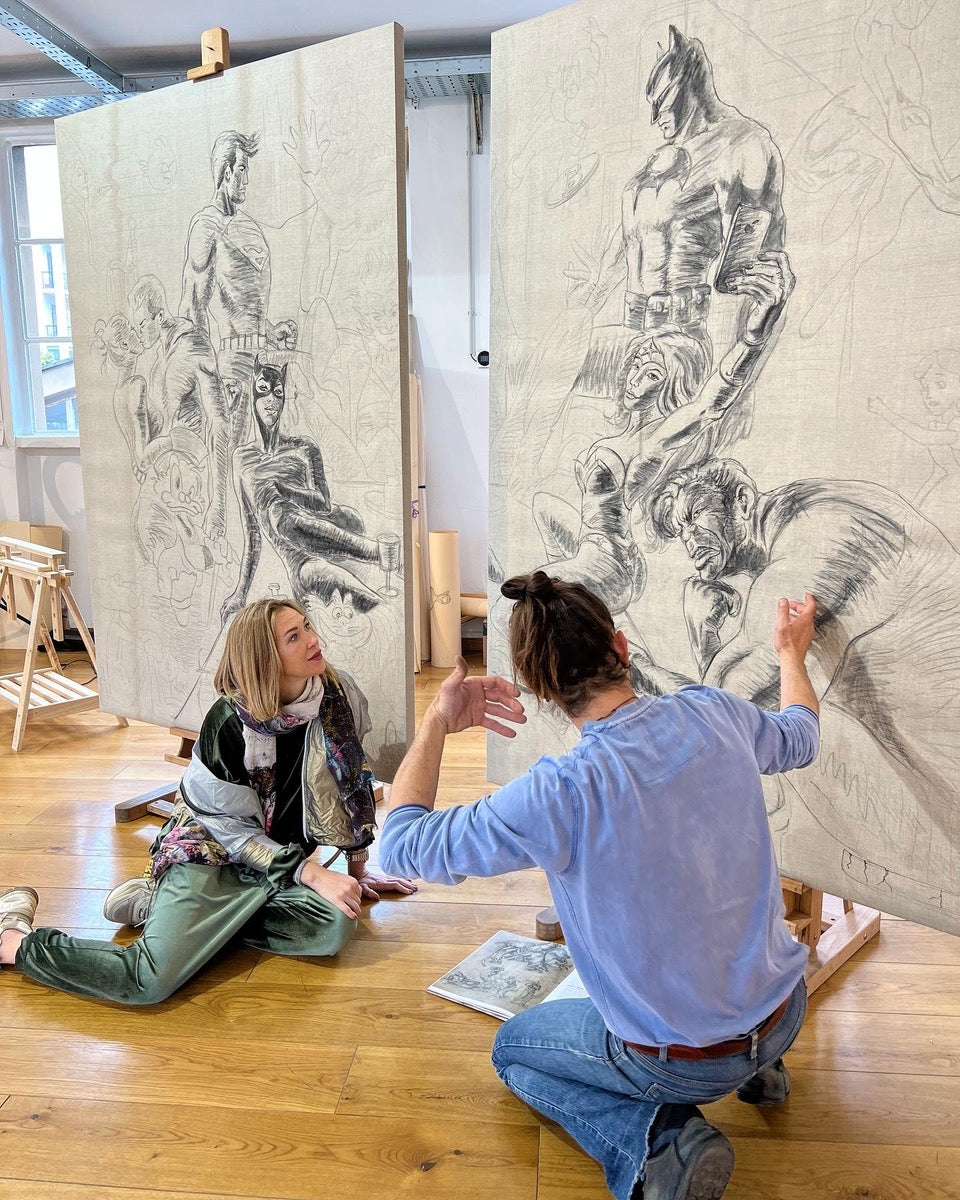 Disegno Preparatorio/Accademico Di The Last Dinner Of Power, 200X280, 2022