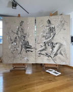 Disegno Preparatorio/Accademico Di The Last Dinner Of Power, 200X280, 2022