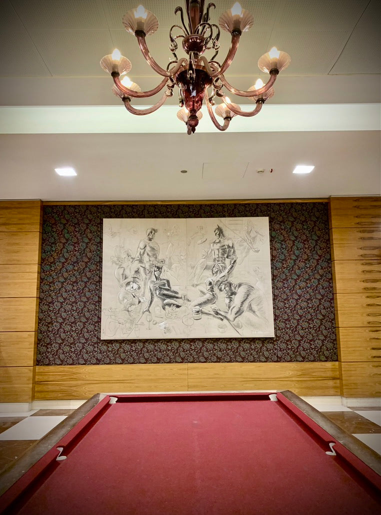 Disegno Preparatorio/Accademico Di The Last Dinner Of Power, 200X280, 2022