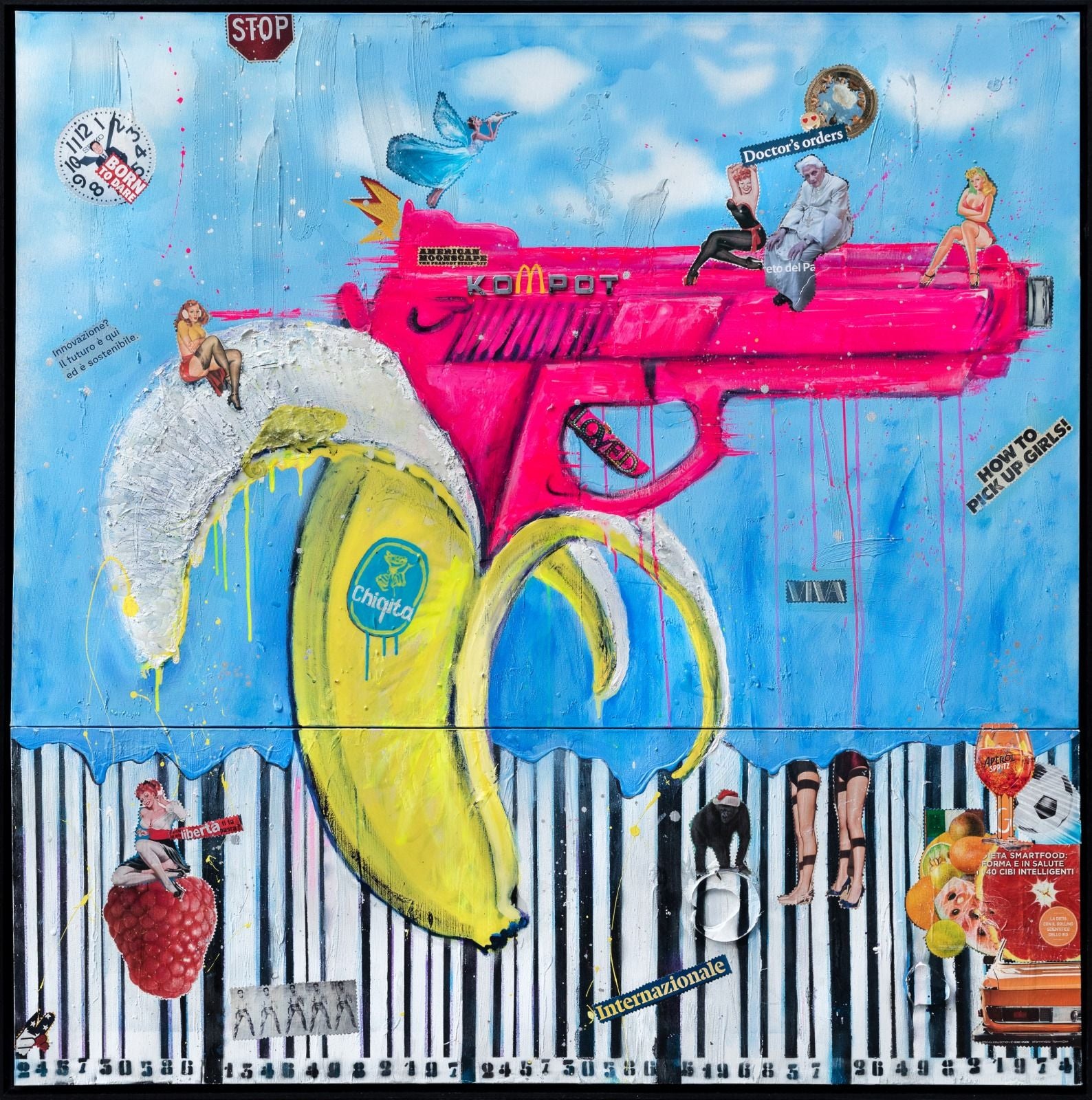 Dolce Banana, Artwork 150X150Cm, Anno 2019