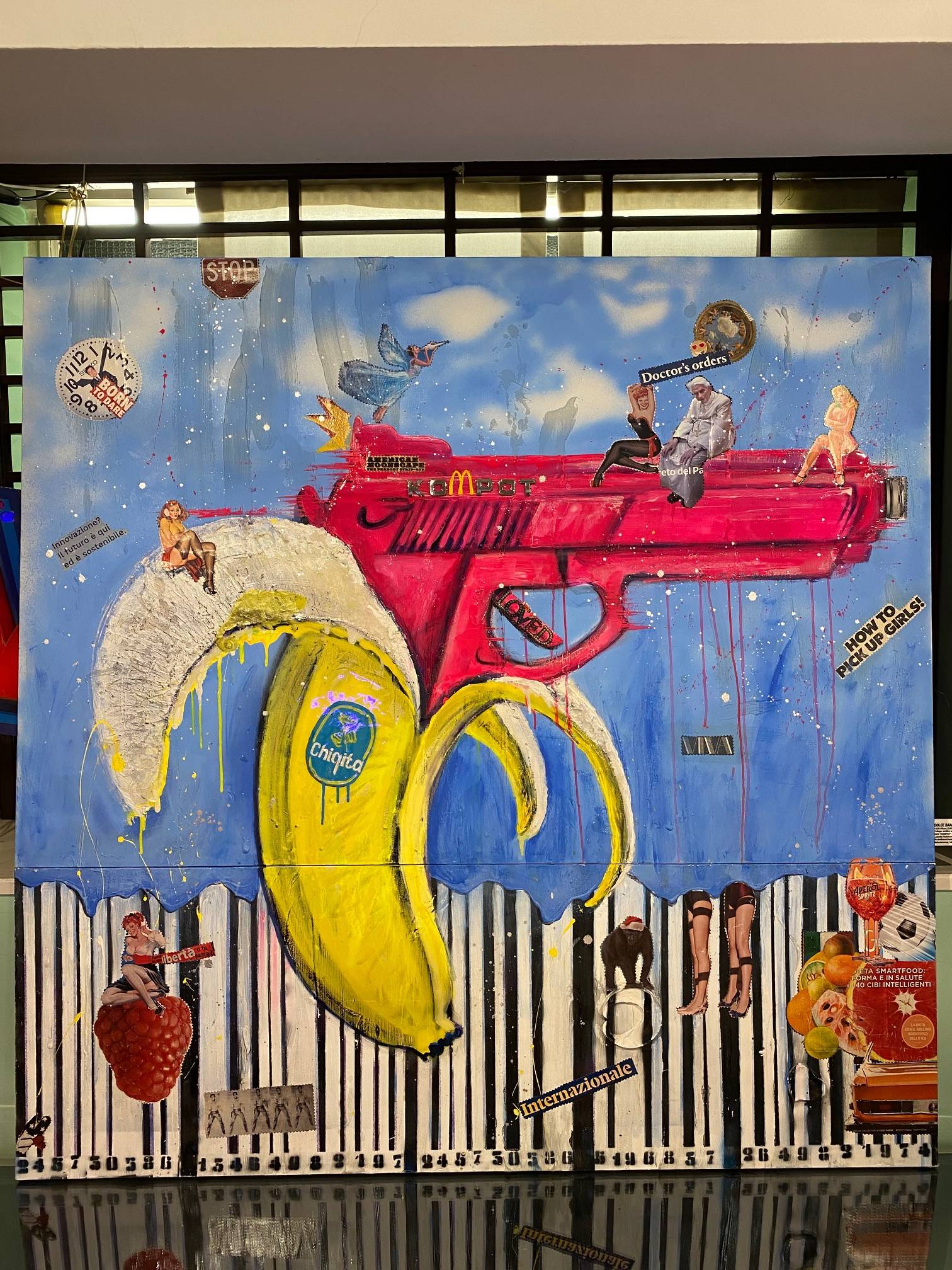Dolce Banana, Artwork 150X150Cm, Anno 2019