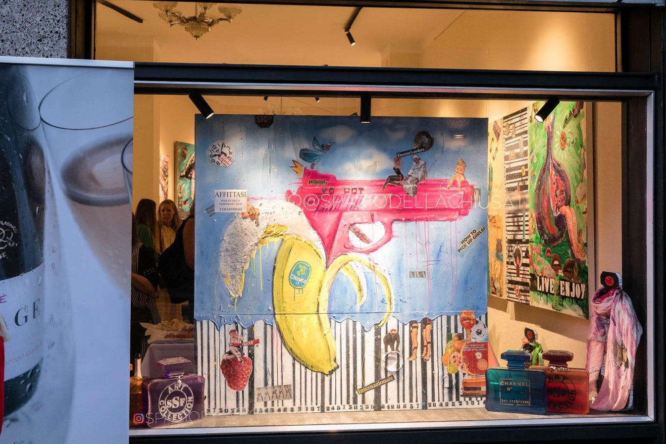 Dolce Banana, Artwork 150X150Cm, Anno 2019