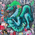 Dragon Queen, Artwork 130X130Cm, Anno 2016/2017