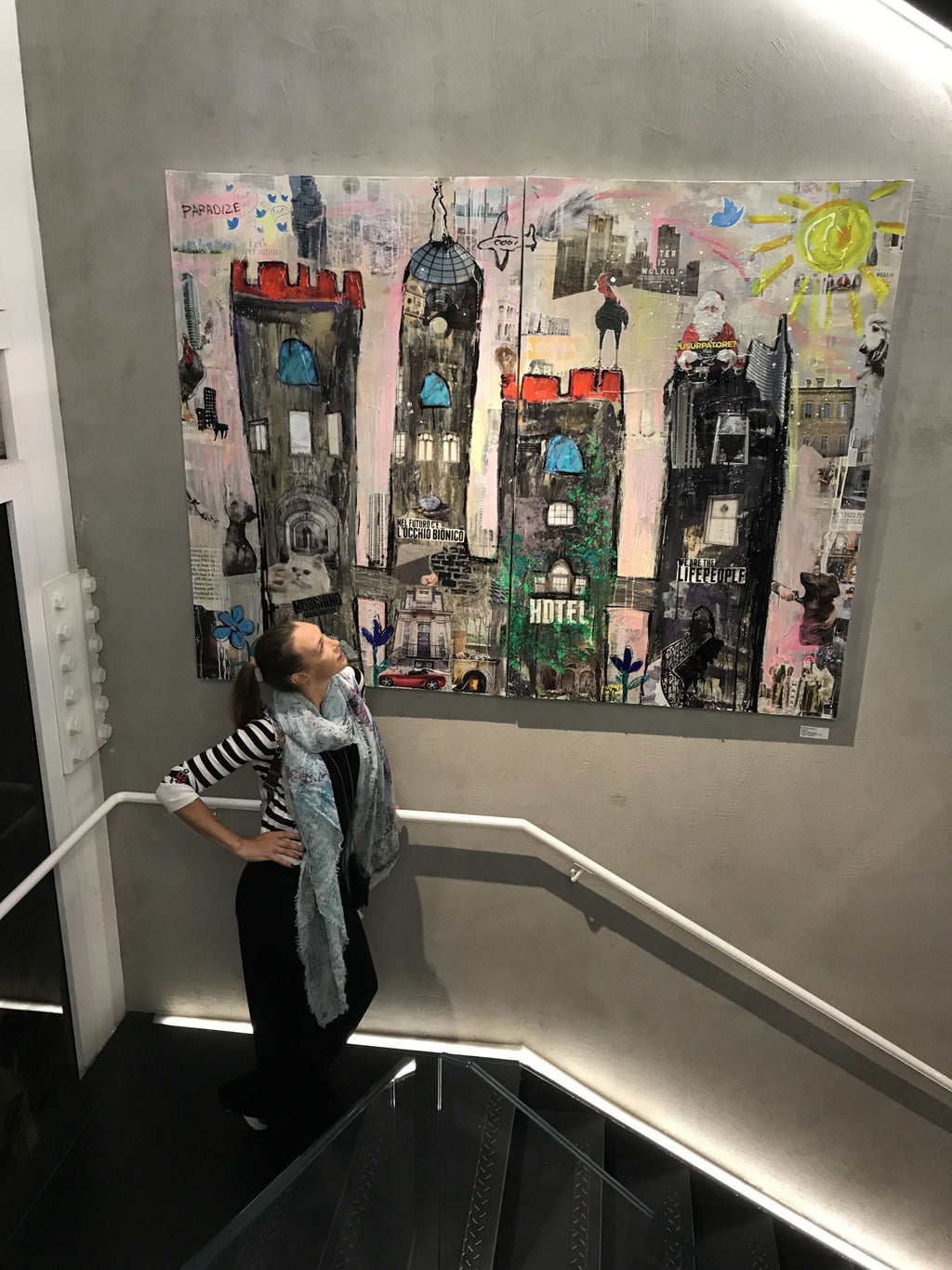 Dream Castle, Opera Darte, Pezzo Unico 150X200Cm, Anno 2017