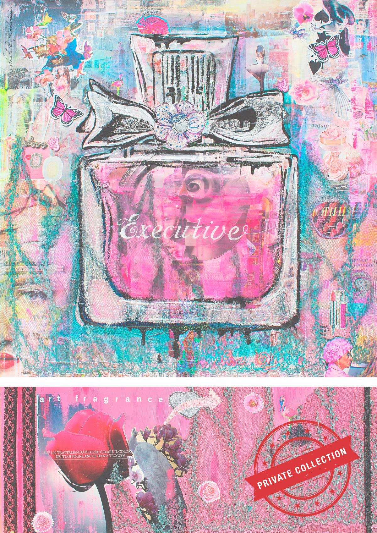 Executive Multiplo Darte In Materiali Riciclati 87X87Cm, Serie Art Reborn Limited Edition