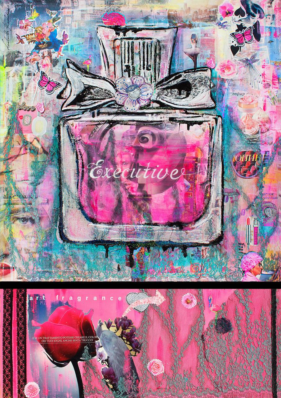 Executive Multiplo Darte In Materiali Riciclati 87X87Cm, Serie Art Reborn Limited Edition