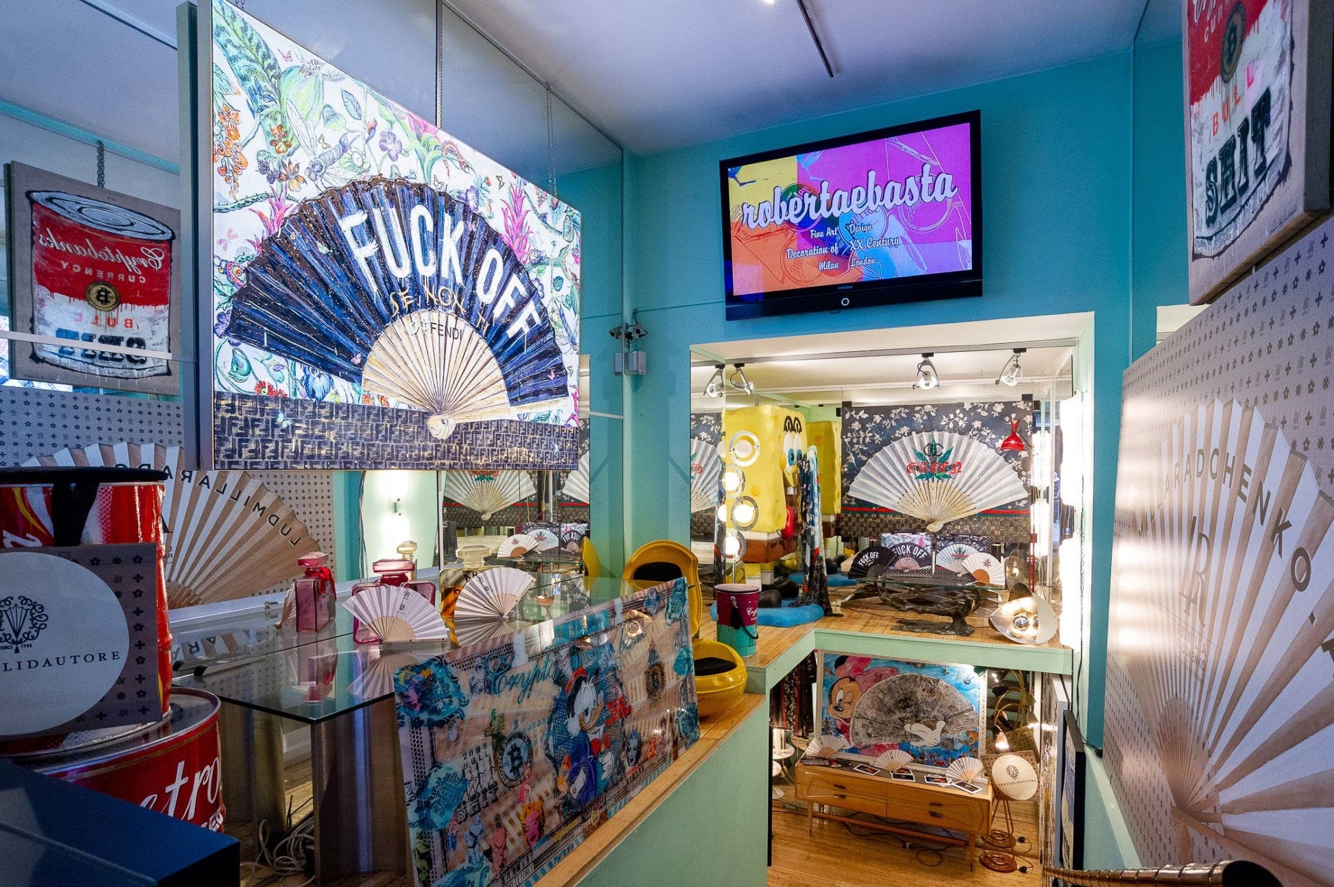 Fan Fuck Off, Light Box 150X210X7Cm