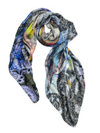 100% Silk Scarf Protagonist 200X140 Art Reborn - Fabrique Du Fragrance
