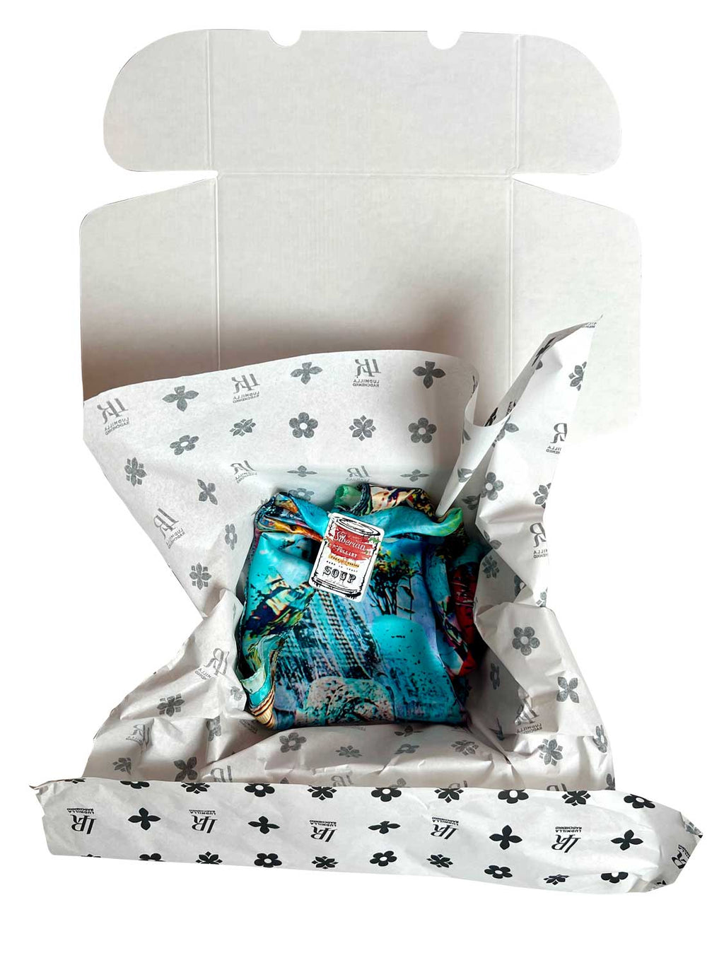 100% Silk Scarf Protagonist 200X140 Art Reborn - Fabrique Du Fragrance