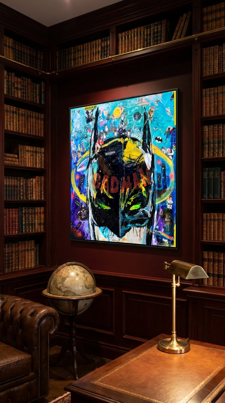 BADMAN in dark masculine library