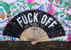 Fuck Off Pregiato Foulard Unisex Colorato Firmato 140X200