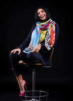 FullArt Dolce Banana - Art Multiple Print Scarf 200X140, To Wear, Limited Edition
