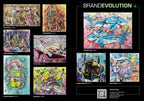 FullArt Dubai Experience - Art Multiple Scarf on Cashmere & Silk 140X140, Limited Edition