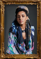 FullArt Fuck Off - Art Multiple Scarf 200X140, To Wear, Limited Edition