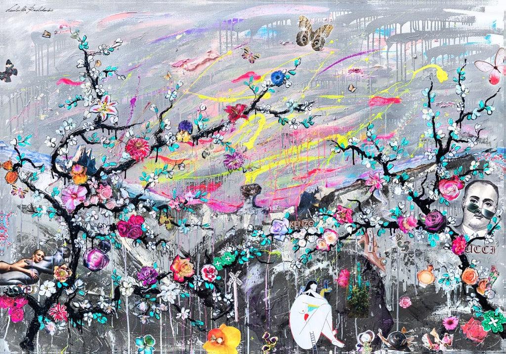 FullArt Awakening After the Confusion - Art Multiple Print Scarf 200X140, To Wear, Limited Edition
