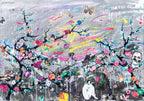FullArt Awakening After the Confusion - Art Multiple Print Scarf 200X140, To Wear, Limited Edition