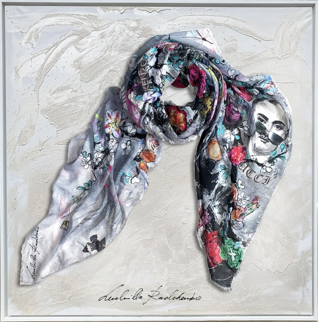 FullArt Awakening After the Confusion - Art Multiple Print Scarf 200X140, To Wear, Limited Edition