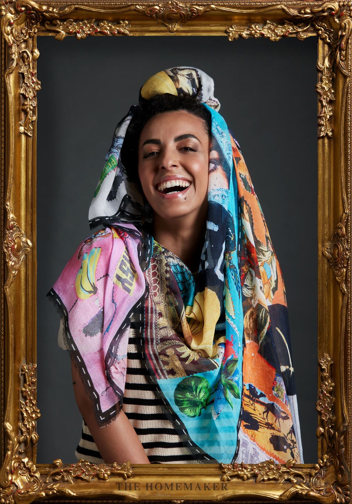 FullArt Pop Fan - Art Multiple Print Scarf 140X140, To Wear, Limited Edition